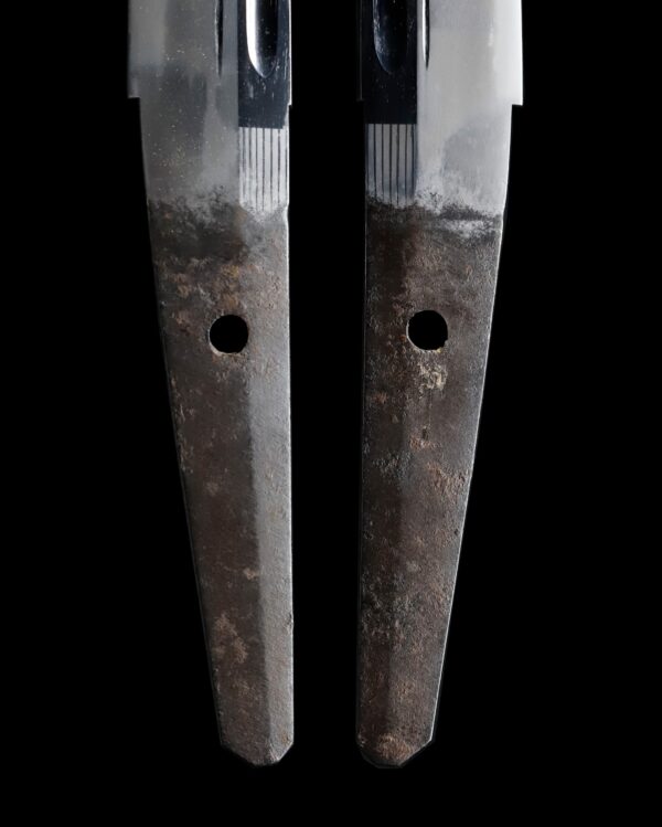 Antique Japanese Sword Wakizashi attributed to Hoki no Kami Nobutaka<br> NBTHK <span style="color: #ff0000;">Hozon</span> Certificate - Image 8