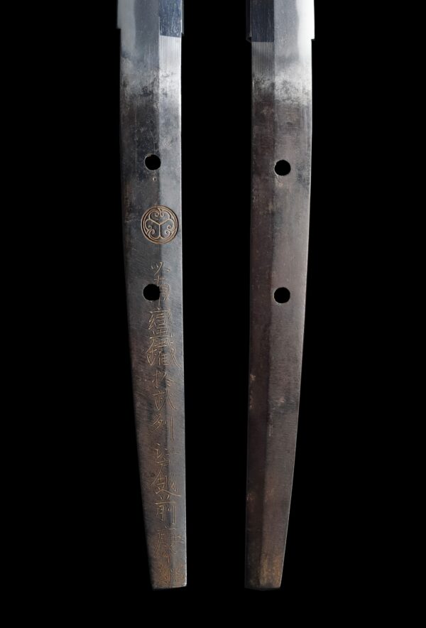 Antique Japanese Sword Katana Signed by Edo Echizen Yasutsugu<br> NTHK Kanteisho for the blade with the antique sword stand - Image 8
