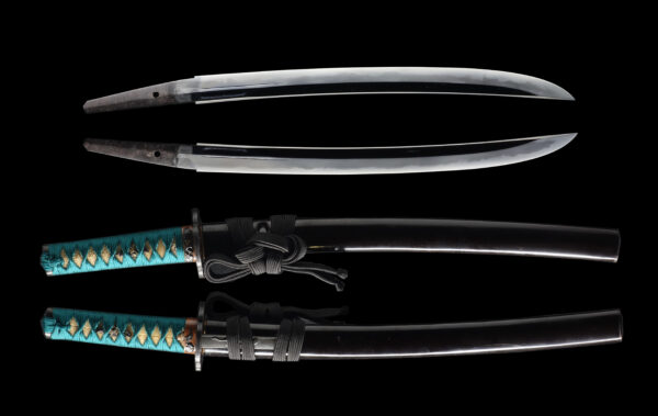 Antique Japanese Sword Wakizashi attributed to Hoki no Kami Nobutaka<br> NBTHK <span style="color: #ff0000;">Hozon</span> Certificate - Image 14