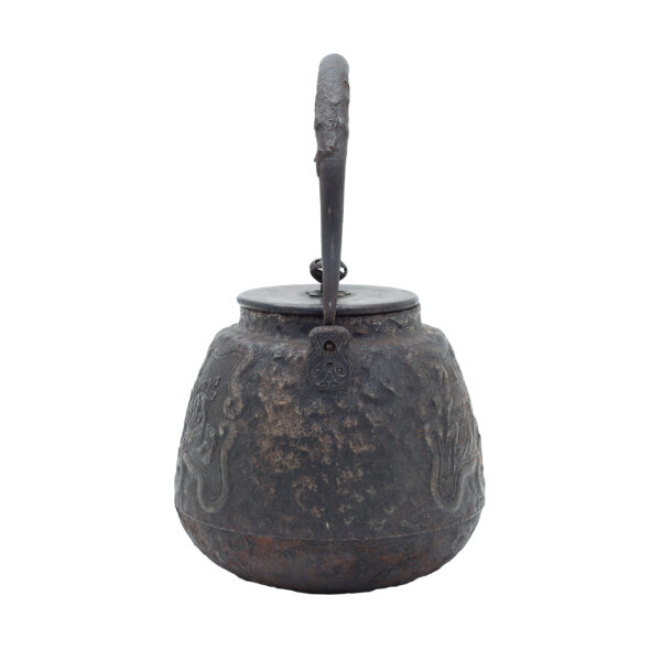 Japanese Iron Kettle<br>Tetsubin (Tea Tool-37) - Image 4