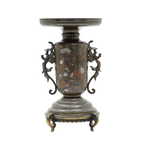 Japanese Pottery Flower Vase<br>(Tsubo-04) - Image 2