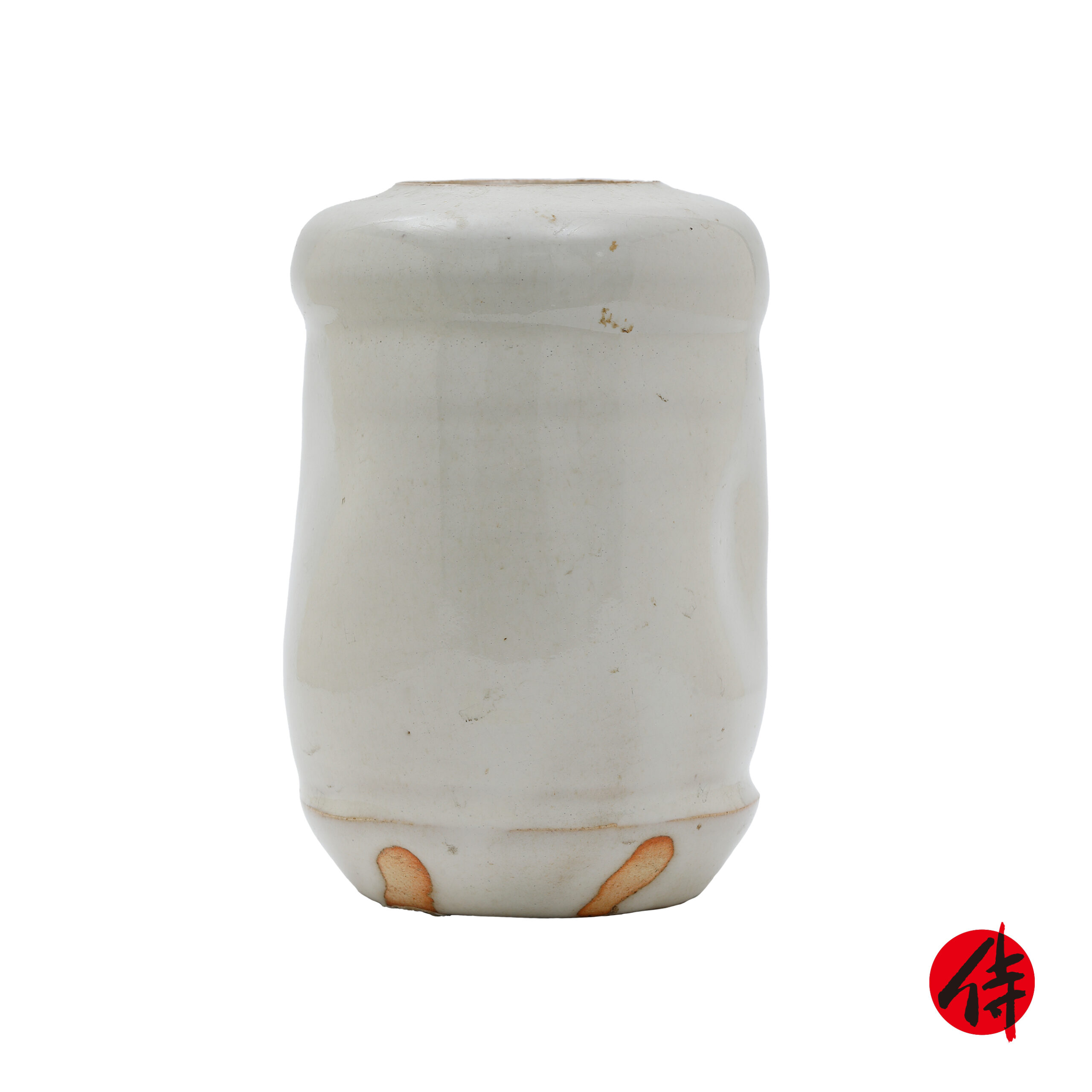 Japanese Pottery Flower Vase (Tea Tool-26) | Samurai Museum Shop