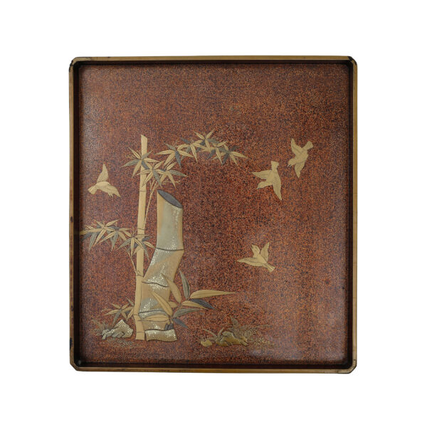 Japanese lacquer box<br>-Makie Suzuri Bako<br> Kiku Ikegaki Zu (Suzuribako-11) - Image 3