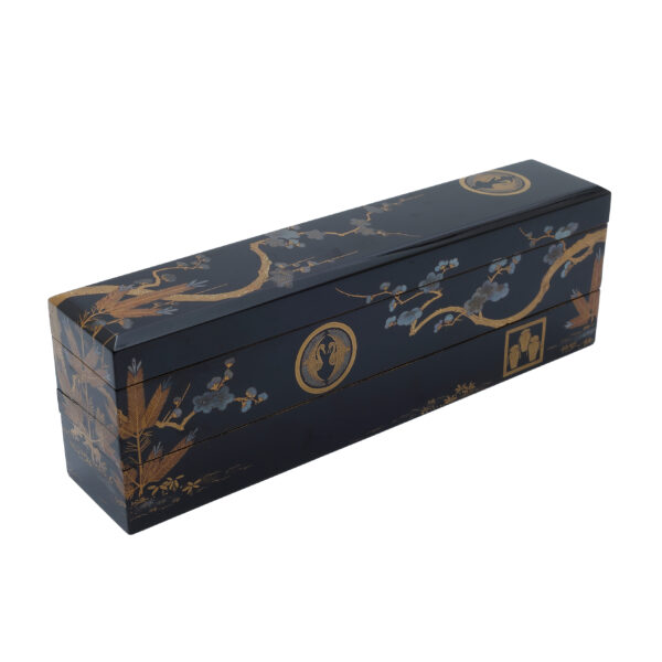 Japanese lacquer box set<br>Makie Fubako (Fubako-03) - Image 6