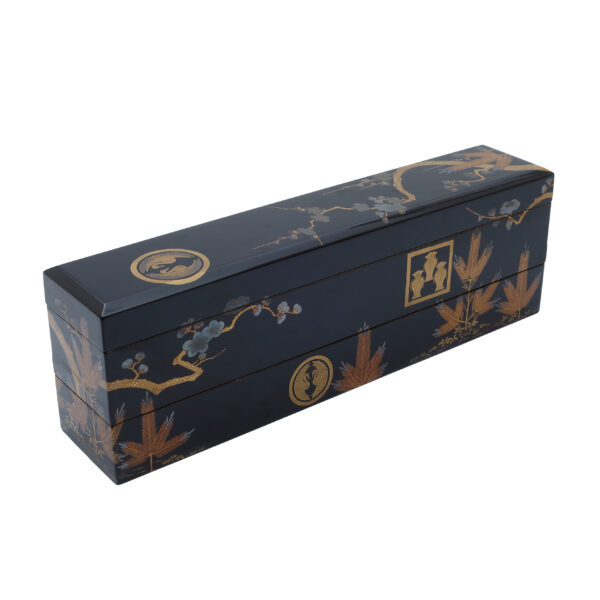 Japanese lacquer box set<br>Makie Fubako (Fubako-03) - Image 7
