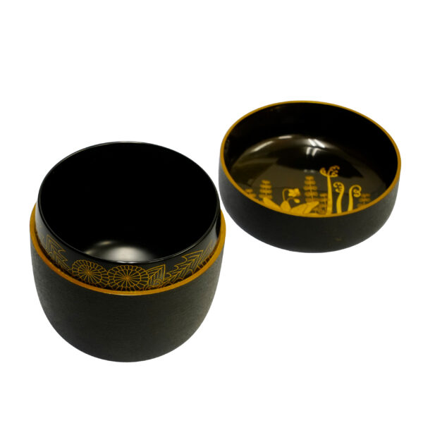 Antique Japanese Tea Caddy Set<br>Natsume and Chaire<br> (Tea Tool-16, 17, 18, 19, 20) - Image 8