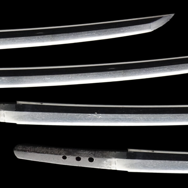 Antique Japanese Sword Wakizashi Signed by Bishu Osafune Norimitsu<br> NBTHK <span style="color: #ff0000;">Hozon</span> Certificate - Image 3