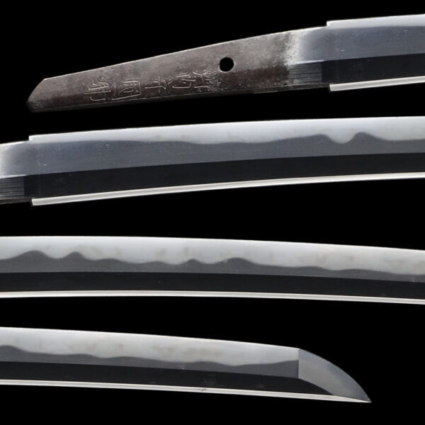 Antique Japanese Sword Wakizashi Signed by Kawachi no Kami Kunisuke <br>NBTHK <span style="color: #ff0000;"><strong>Tokubetsu Hozon</strong> </span>Certificate - Image 2