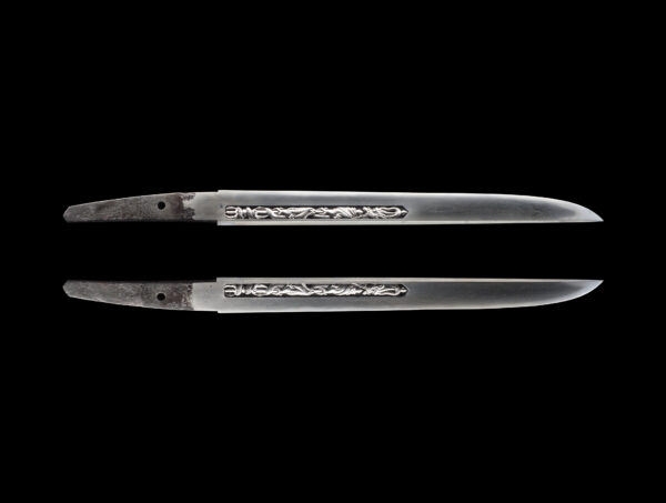 Antique Japanese Sword Tanto Signed by Shimosaka<br>NTHK Kanteisho - Image 10