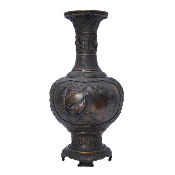 Japanese Pottery Flower Vase<br>(Tsubo-15) - Image 4