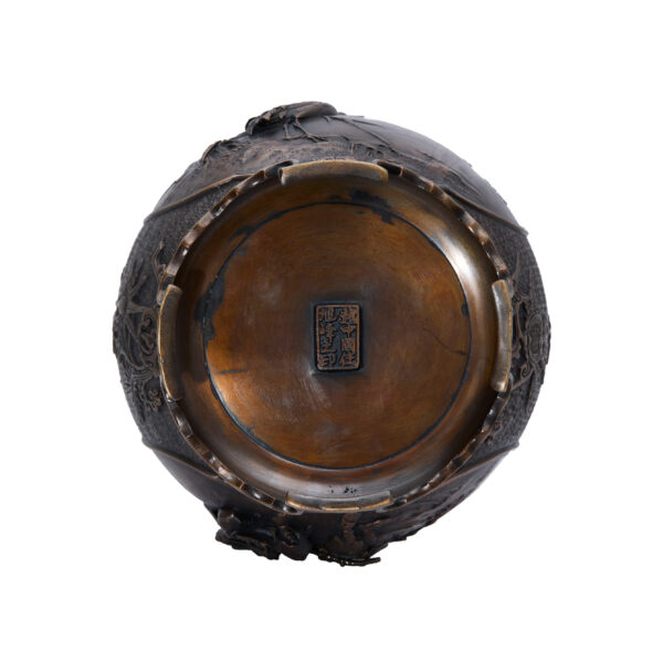 Japanese Pottery Flower Vase<br>(Tsubo-15) - Image 13
