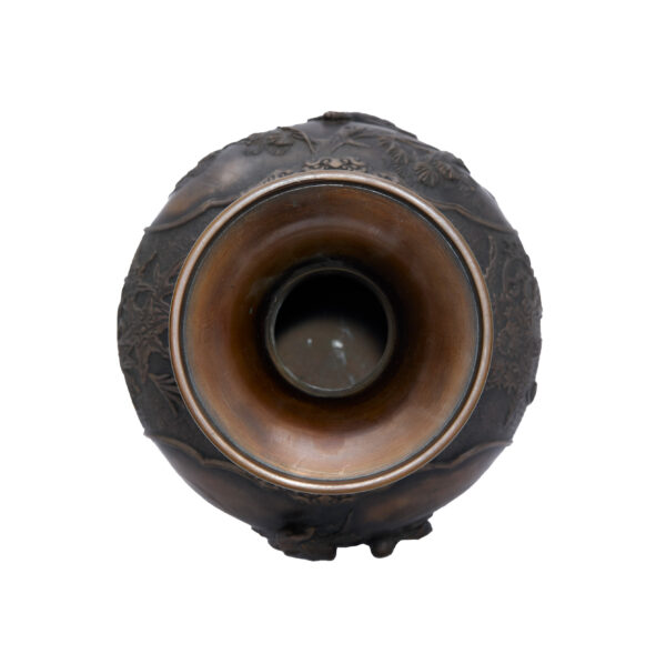 Japanese Pottery Flower Vase<br>(Tsubo-15) - Image 12