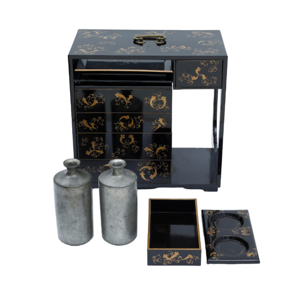 Antique Japanese Lacquer Box<br> (Bento-05) - Image 7