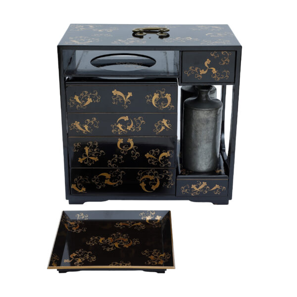Antique Japanese Lacquer Box<br> (Bento-05) - Image 3