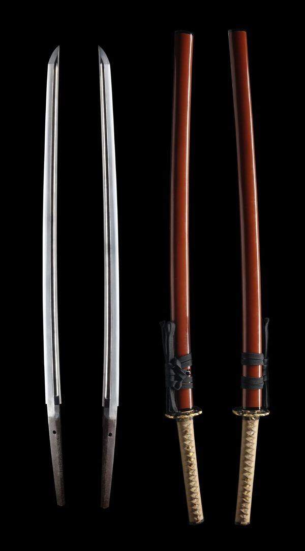 Antique Japanese Sword Daisho Signed by Kunitsuna/ Kuniyuki<br> NBTHK <span style="color: #ff0000;"><strong>Tokubetsu Hozon</strong></span> and <span style="color: #ff0000;">Hozon</span> Certificate - Image 12