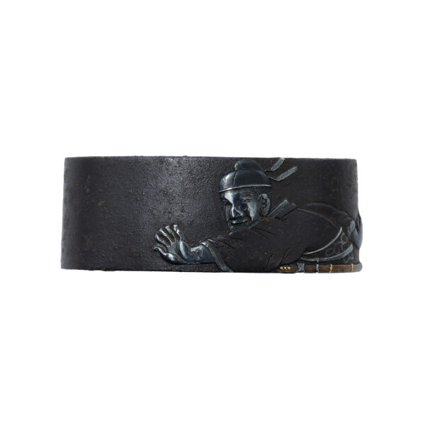 Antique Fuchi Kashira for Samurai Sword with NBTHK <strong><span style="color: #ff0000;">Hozon</span></strong> Certificate (F-31) - Image 7