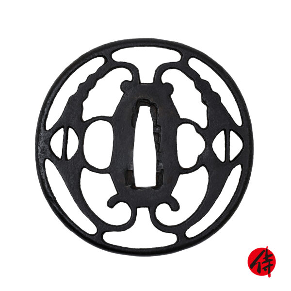 Antique Tsuba for Samurai Sword with NBTHK <strong><span style="color: #ff0000;">Hozon</span></strong> Certificate (T-659)