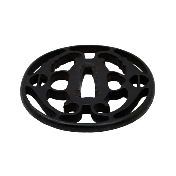 Antique Tsuba for Samurai Sword with NBTHK <strong><span style="color: #ff0000;">Hozon</span></strong> Certificate (T-659) - Image 5