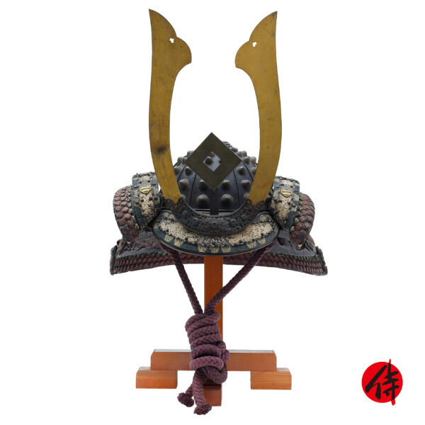 Antique Samurai Helmet <br>Mid-Edo Period <br>Jurokken Hoshi Kabuto <br><span style="color: #ff0000;"><strong>Koushu Tokubetsu Kicho</strong></span> Shiryo Certificate</span> (KT-27)