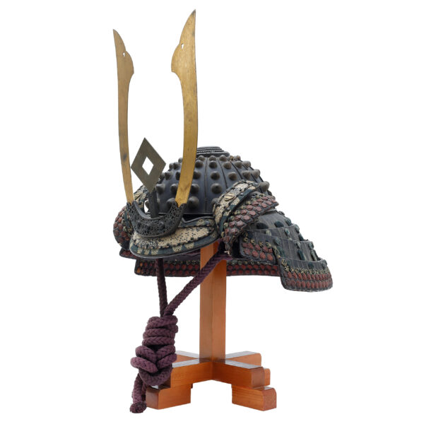 Antique Samurai Helmet <br>Mid-Edo Period <br>Jurokken Hoshi Kabuto <br><span style="color: #ff0000;"><strong>Koushu Tokubetsu Kicho</strong></span> Shiryo Certificate</span> (KT-27) - Image 2