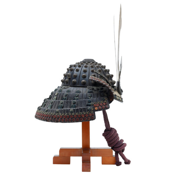 Antique Samurai Helmet <br>Mid-Edo Period <br>Jurokken Hoshi Kabuto <br><span style="color: #ff0000;"><strong>Koushu Tokubetsu Kicho</strong></span> Shiryo Certificate</span> (KT-27) - Image 5