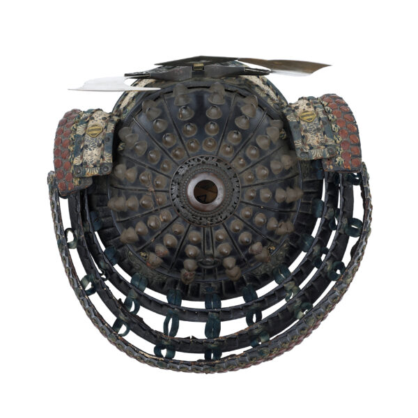 Antique Samurai Helmet <br>Mid-Edo Period <br>Jurokken Hoshi Kabuto <br><span style="color: #ff0000;"><strong>Koushu Tokubetsu Kicho</strong></span> Shiryo Certificate</span> (KT-27) - Image 7