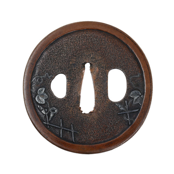 Antique Tsuba for Samurai Sword (T-639) - Image 3