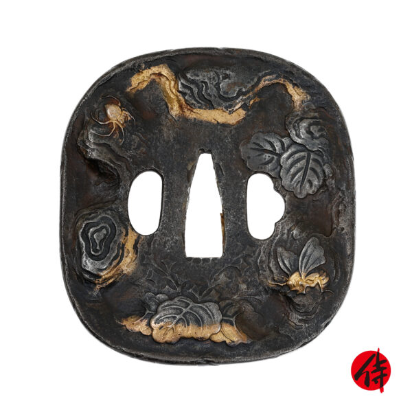 Antique Tsuba for Samurai Sword (T-644)