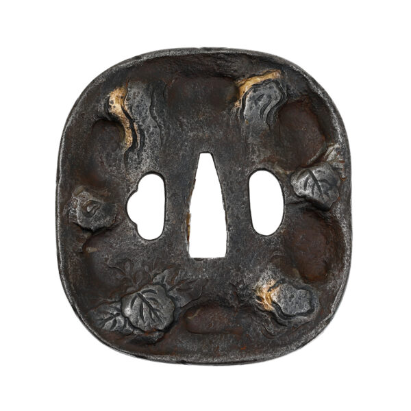 Antique Tsuba for Samurai Sword (T-644) - Image 3