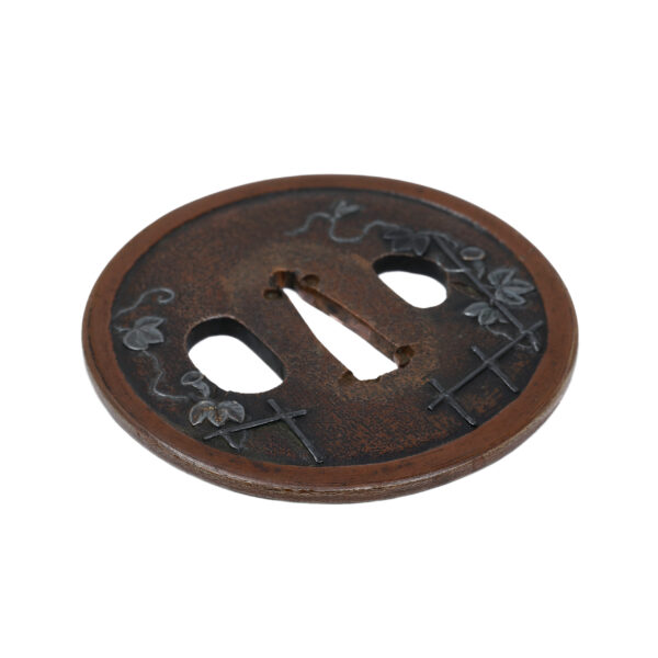 Antique Tsuba for Samurai Sword (T-639) - Image 5