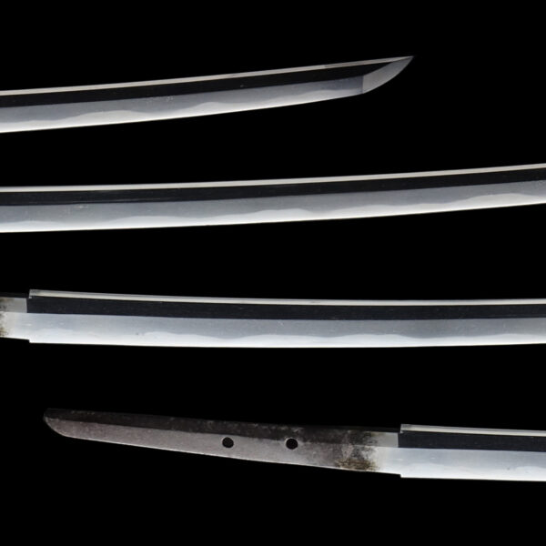 Antique Japanese Sword Katana Signed by Fujiwara Yoshitake <br>NBTHK <span style="color: #ff0000;">Hozon </span>Certificate - Image 3
