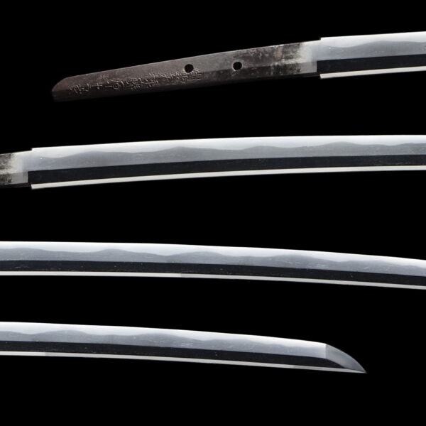 Antique Japanese Sword Katana Signed by Fujiwara Yoshitake <br>NBTHK <span style="color: #ff0000;">Hozon </span>Certificate - Image 2