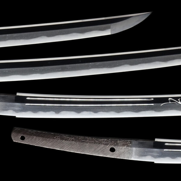 Antique Japanese Sword Wakizashi Signed by Gassan Sadayoshi <br>NBTHK <span style="color: #ff0000;">Hozon </span>Certificate - Image 3