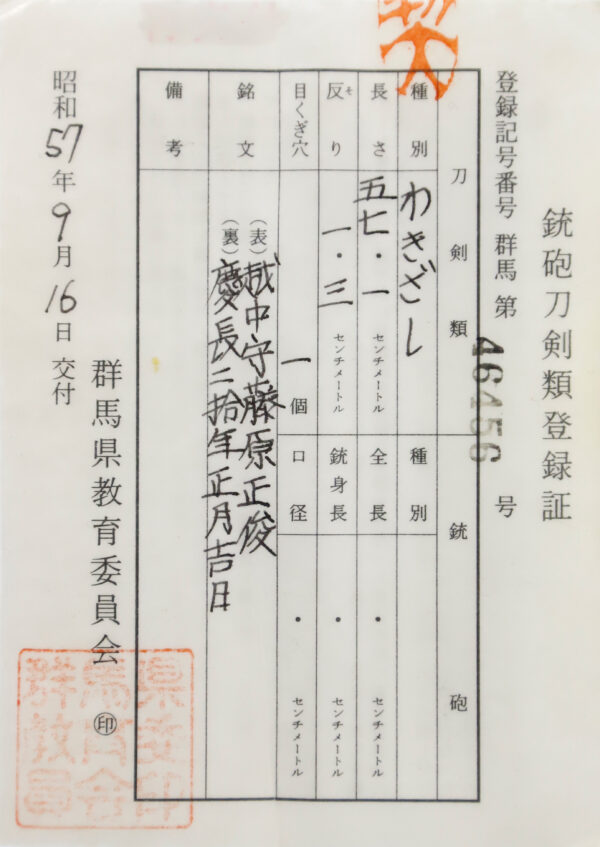 Antique Japanese Sword Wakizashi Signed by the first-gen Masatoshi <br><span style="color: #000000;">NBTHK <span style="color: #5accff;"><strong>JUYO TOKEN</strong></span> Certificate</span> - Image 29