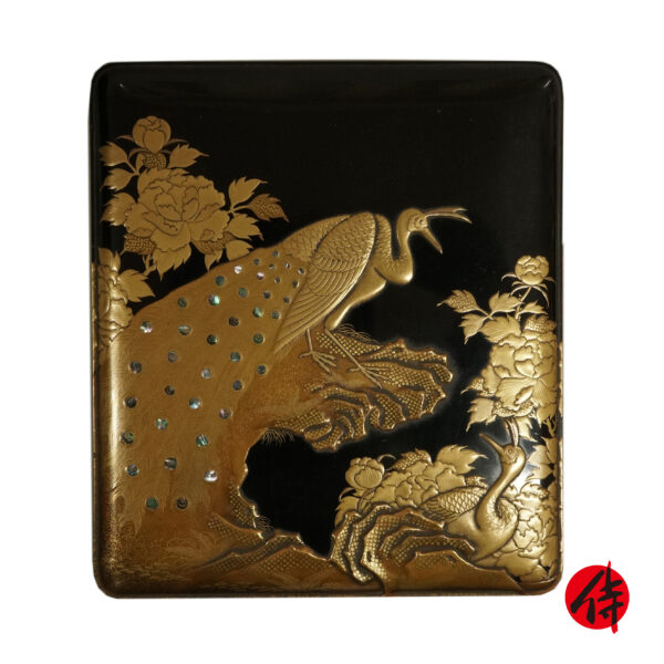 Japanese lacquer box-Makie Raden Box (Bunko-03)