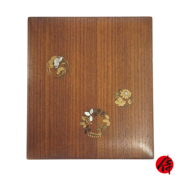 Japanese wooden box-Raden Bunko Hanawa Chirashi