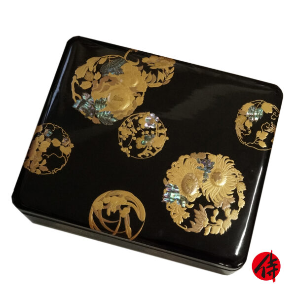 Japanese lacquer box Set-Makie Raden Bunko and Suzuribako (Bunko-04, Suzuribako-05)
