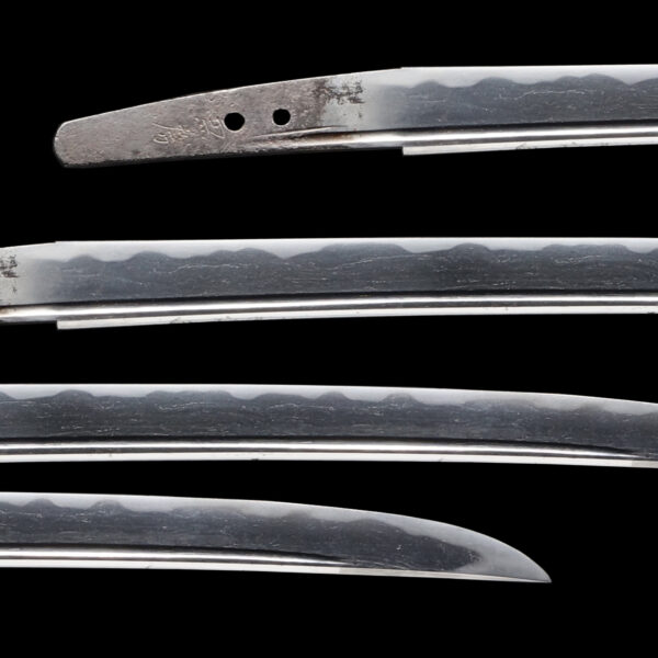 Antique Japanese Sword Wakizashi Signed by Kanefusa <br>NBTHK <span style="color: #ff0000;">Hozon </span>Certificate - Image 2