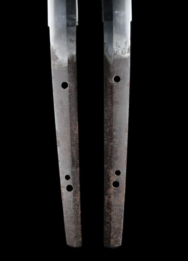 Antique Japanese Sword Wakizashi Signed by Fujiwara Sadatsugu <br>NBTHK <span style="color: #ff0000;">Hozon </span>Certificate - Image 9