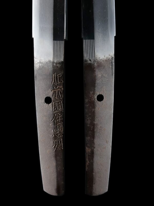 Antique Japanese Sword Wakizashi Signed by Hizen Koku Jyu Tadanori <br>NBTHK <span style="color: #ff0000;">Hozon </span>Certificate - Image 9