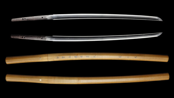 Antique Japanese Sword Wakizashi Signed by Fujiwara Sadatsugu <br>NBTHK <span style="color: #ff0000;">Hozon </span>Certificate - Image 13