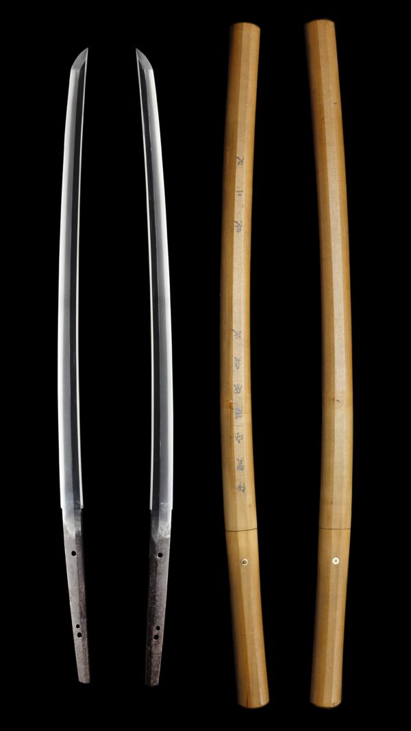 Antique Japanese Sword Wakizashi Signed by Fujiwara Sadatsugu <br>NBTHK <span style="color: #ff0000;">Hozon </span>Certificate - Image 8