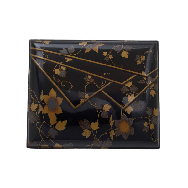 Japanese wooden lacquer box-Bunko Nogiku Zu (Bunko-09) - Image 4