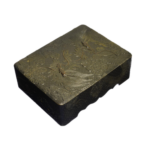 Japanese wooden lacquer box-Bunko Souryu Zu (Bunko-08) - Image 4