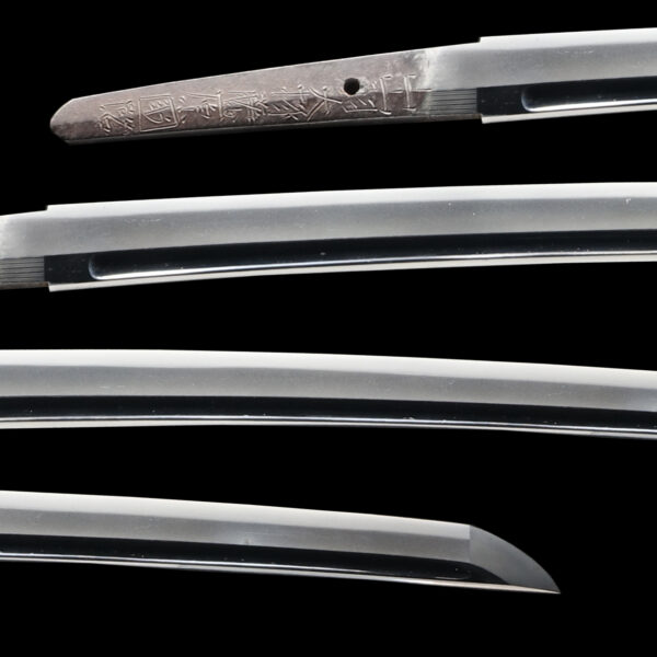 Antique Japanese Sword Wakizashi Signed by Kunimichi <br>NBTHK <span style="color: #ff0000;">Hozon </span>Certificate - Image 2