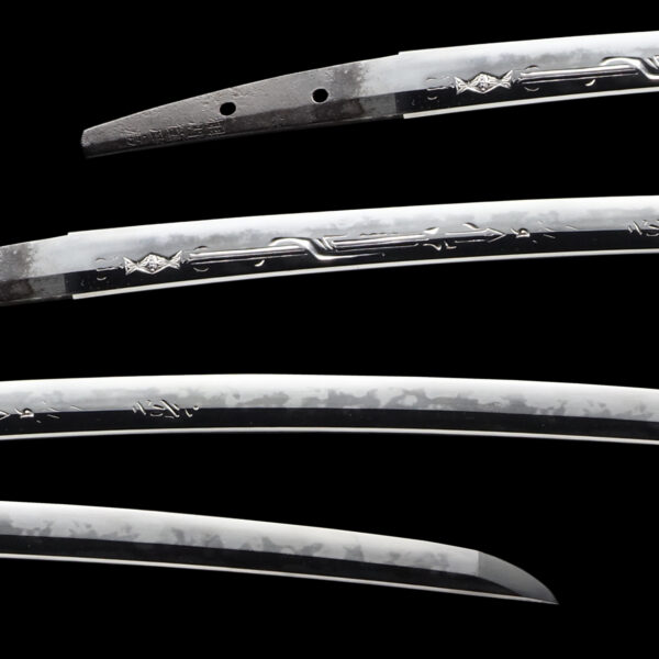 Antique Japanese Sword Wakizashi Signed by Soshu Masahiro <br><span style="color: #000000;">NBTHK <span style="color: #5accff;"><strong>JUYO TOKEN</strong></span> Certificate</span> - Image 2