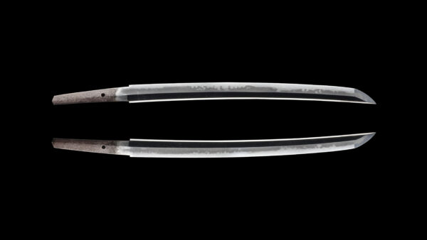 Antique Japanese Sword Wakizashi Signed by Minamoto Kunihide<br> NBTHK <span style="color: #ff0000;">Hozon</span> Certificate - Image 12
