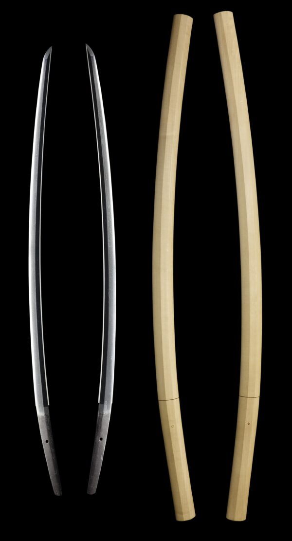 Antique Japanese Sword Katana Attributed to Oshu Hojyu<br> NTHK Kanteisho Certificate - Image 8