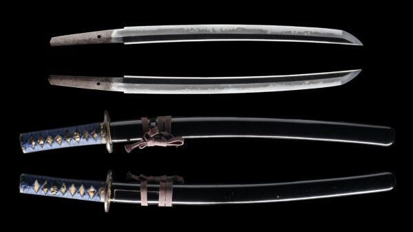 Antique Japanese Sword Wakizashi Signed by Minamoto Kunihide<br> NBTHK <span style="color: #ff0000;">Hozon</span> Certificate - Image 13