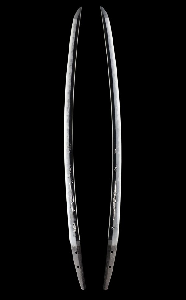 Antique Japanese Sword Wakizashi Signed by Soshu Masahiro <br><span style="color: #000000;">NBTHK <span style="color: #5accff;"><strong>JUYO TOKEN</strong></span> Certificate</span> - Image 7